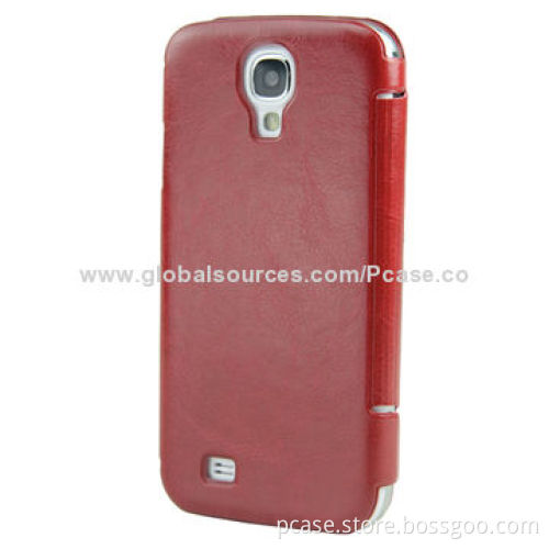 Flip PC Case for Samsung Galaxy S4, Nice Leather Pattern